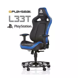 PLAYSEAT L33T PlayStation - GPS.00172  Eko koža, Crna/Plava