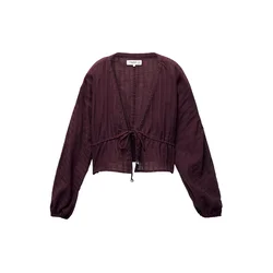 Pull&Bear Bluza burgund