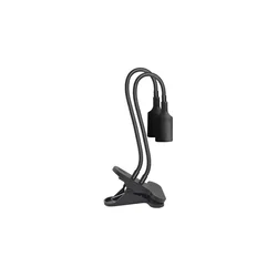 Fleksibilna stona lampa sa klipsom za gajenje biljaka PLANTY 2xE27/30W/230V crna