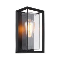 Globo 31982S - Spoljašnja zidna svetiljka LOGANA 1xE27/60W/230V IP44 crna