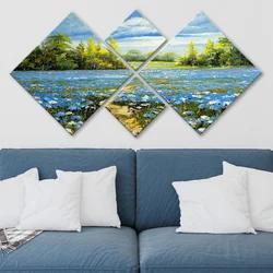 Wallity Slika 4MDF1128860, 60x115 cm, 4 dela