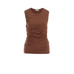 WE Fashion Top rjasto rjava