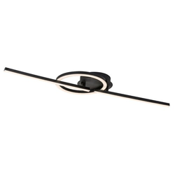 Rabalux Plafonjera Twisterra, LED, 24W, 4000K, 82x23cm, Crna