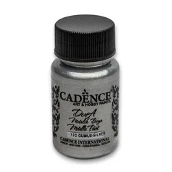 Cadence Akrilne barve Dora Metallic 50 ml, srebrna