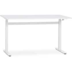 Radni sto sa gas. podes. visinom LUNDTOFT 70x130 bela