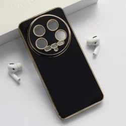 Maska za telefon Fresh Electroplated za Xiaomi 14 Ultra, Crna