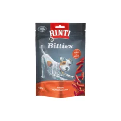 RINTI Poslastica za pse Bitties, Piletina sa bundevom i paradajzom, 100g