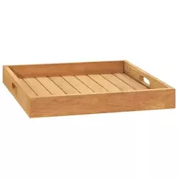 Vidaxl vidaXL Pladenj, 50x50 cm, masivni tikov les