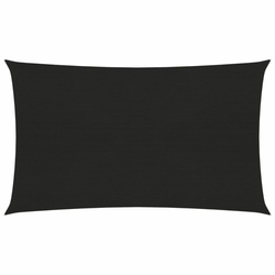 Jedro za zaštitu od sunca 160 g/m2 crno 4 x 7 m HDPE