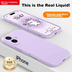 Divi Maska za mobilni telefon iPhone 16, Ljubičasta