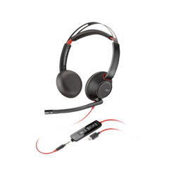 Slušalice HP Poly BW 5220 USB-C HS +3.5mmP +USB-C/A/8X231AA/crna
