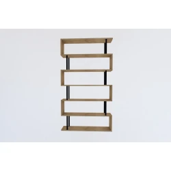 Hanah Home Hector Sapphire Polica za knjige 90x162.6x22cm, Bež