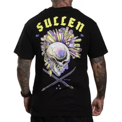 Hardcore majica moška - CARRILLO BADGE - SULLEN - SCM6742_BK