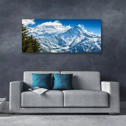 tulup.si Slika na platnu Mountain tree landscape 140x70 cm