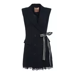 Ermanno Firenze Ženska haljina D38ETAB37CRE-MF815, Crna
