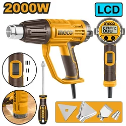 SUPER INGCO HG200058 PIŠTOLJ VRELOG VAZDUHA LCD 2000W