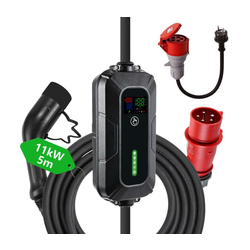 Immax - Punjačka stanica za električne automobile (EV) 16 A / 380 V + utikač 230 V, 5 m + futrola