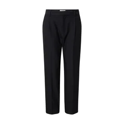 DAN FOX APPAREL Hlače na rob Gabriel, črna