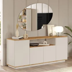 Hanah Home komoda Ave15-Aka, 180 cm, atlantski bor / kašmir