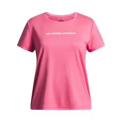 Under Armour TECH WORDMARK GRAPHIC SS, maja o.kr. fit, roza 6005136