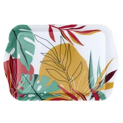 shumee Paradise Exotic servirni pladenj 21x14 cm eksotičen vzorec