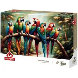Art puzzle - Puzzle Tropski raj - 500 kosov