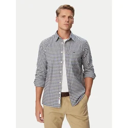 Tommy Jeans Srajca Check Oxford DM0DM23516 Modra Regular Fit