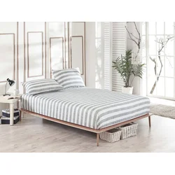 Lessentiel Maison Komplet posteljine Hook, 100x200 cm, Sivi