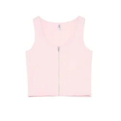 Cropp - Bluza s trakovi - pastelno roza