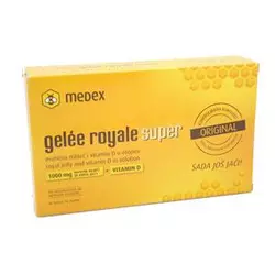 MEDEX Gelee Royale Matična mleč super ampule+D vitamin