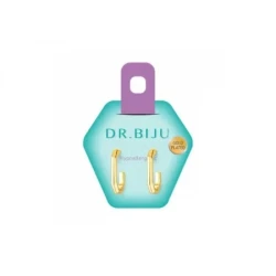 Dr.biju minđuše zlatni oktagon ( A094714 )