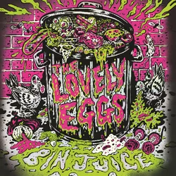 The Lovely Eggs - Bin Juice (Neon Toxic Slime Green Coloured) (LP)