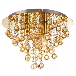 Globo 63040345X - Plafonska lampa LONDON 3xE14/40W/230V prečnik 38 cm zlatna