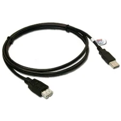 Kabl USB A - USB A M/F (produžni) 5m crni
