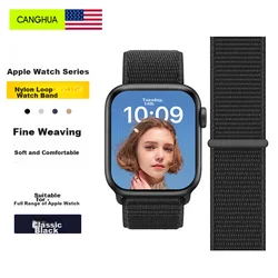 CangHua Zamenska narukvica za pametni sat za Apple Watch, Crna