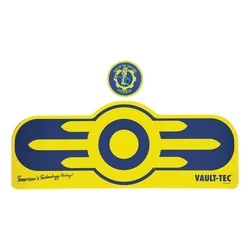 Fallout XL podloga za sto i podmetač Vault-Tec, 800 x 300 mm