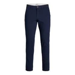 JACK & JONES Chino hlače Marco Dave, modra