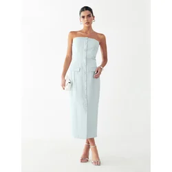 Willa Obleka Vale  pastelno modra