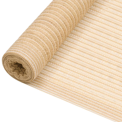 Mreža za privatnost bež 1,5 x 25 m HDPE 195 g/m2