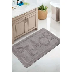 Lessentiel Maison Prostirka za kupatilo Peace, 60x100 cm, Siva