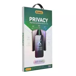 Zastitno staklo Tempered glass X mart 9D Privacy za iPhone 15 Pro 6.1