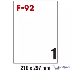 Etikete ILK 210x297mm Pk100L Fornax BELE