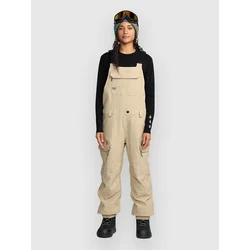 Volcom Creston 3D Stretch Bib Pants oatmeal