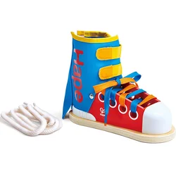 Vezivanje pertli drvena igračka Hape Toys 22003497