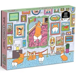 GALISON Corgi Museum Puzzle 1000 kosov