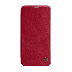Maska na preklop Nillkin Qin za iPhone 12 Pro Max 6.7 in crvena