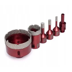 KOMPLET DIAMANTNIH LINURNIH ŽAG 6-68 mm 5-DELNI + ADAPTER KRAFT&DELE