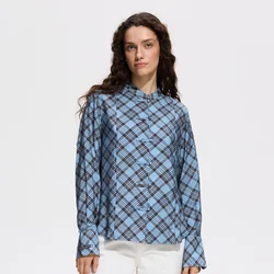 Reserved - Bluza sa mandarin kopčanjem