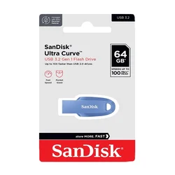 SanDisk USB flash memorija Ultra Curve 3.2, 64GB, Plava