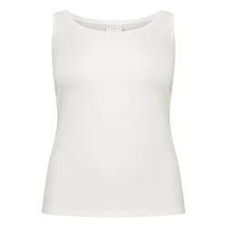 KAFFE CURVE Bluza naravno bela